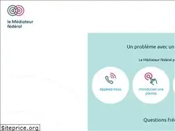 Sites similar to mediateurfederal.be