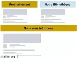 Sites similar to mediatheque-huisseau.fr