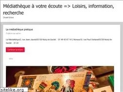 Sites similar to mediatheque-noisylesec.org