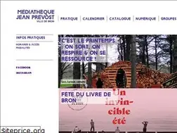 Sites similar to mediathequebron.fr
