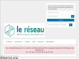 Sites similar to mediatheques-du-lunevillois.fr