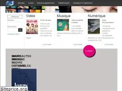 Sites similar to mediatheques.fr