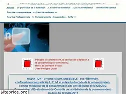 Sites similar to mediation-vivons-mieux-ensemble.fr