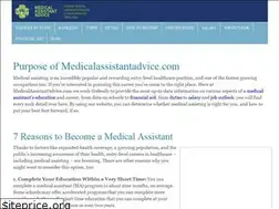 Sites similar to medicalassistantadvice.com