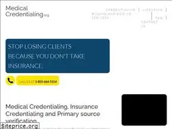 Sites similar to medicalcredentialing.org