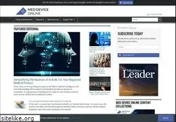 Sites similar to medicaldesignonline.com