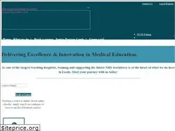 Sites similar to medicaleducationleeds.com