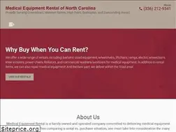 Sites similar to medicalequipmentrentalnc.com