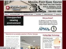 Sites similar to medicalfootcare.com