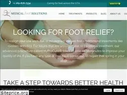 Sites similar to medicalfootsolutions.com