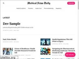 Sites similar to medicalnewsdaily.com