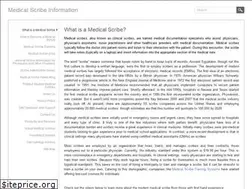 Sites similar to medicalscribeinformation.com