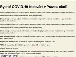 Sites similar to medicaltesting.cz