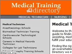 Sites similar to medicaltrainingdirectory.com