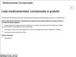 Sites similar to medicamentecompensate.ro