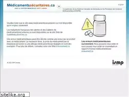 Sites similar to medicamentssecuritaires.ca