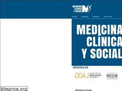 Sites similar to medicinaclinicaysocial.org