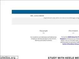 Sites similar to medicine2.keele.ac.uk