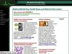 Sites similar to medicineworld.org