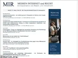 Sites similar to medien-internet-und-recht.de
