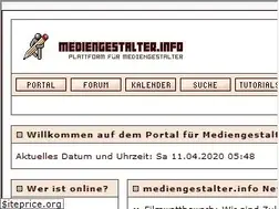 Sites similar to mediengestalter.info