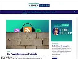 Sites similar to medieninsider.com
