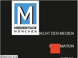 Sites similar to medientage.de