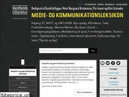 Sites similar to medieogkommunikationsleksikon.dk