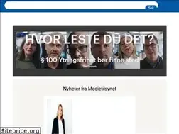 Sites similar to medietilsynet.no