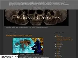 Sites similar to medievalmelodies.blogspot.com
