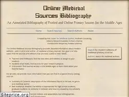 Sites similar to medievalsourcesbibliography.org