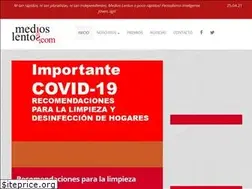 Sites similar to medioslentos.com