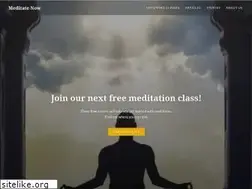 Sites similar to meditate-now.org