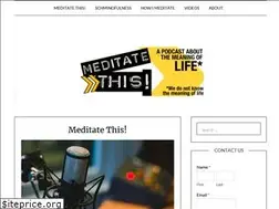 Sites similar to meditatethispodcast.com