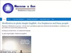 Sites similar to meditationiseasy.com