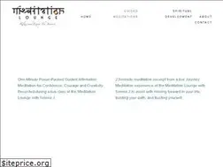 Sites similar to meditationloungestl.com