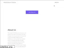 Sites similar to meditationonline.org