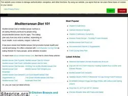 Sites similar to mediterraneandiet101.com