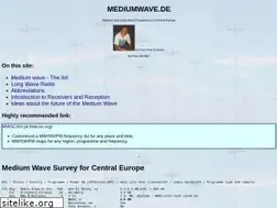 Sites similar to mediumwave.de