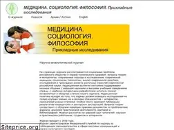 Sites similar to medsociofil.ru
