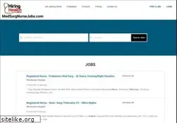 Sites similar to medsurgnursejobs.com