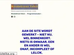 Sites similar to meedegroottekst.nl
