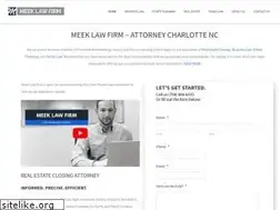 Sites similar to meeklawfirm.com
