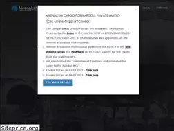 Sites similar to meenakshicargo.com