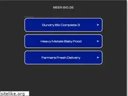 Sites similar to meer-bio.de