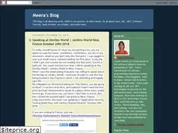 Sites similar to meera-subbarao.blogspot.com