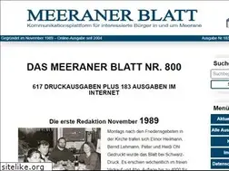 Sites similar to meeranerblatt.de