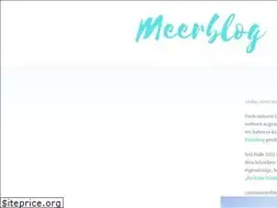 Sites similar to meerblog.de
