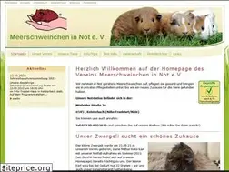 Sites similar to meerschweinchen-in-not.de