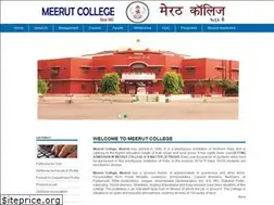 Sites similar to meerutcollege.org